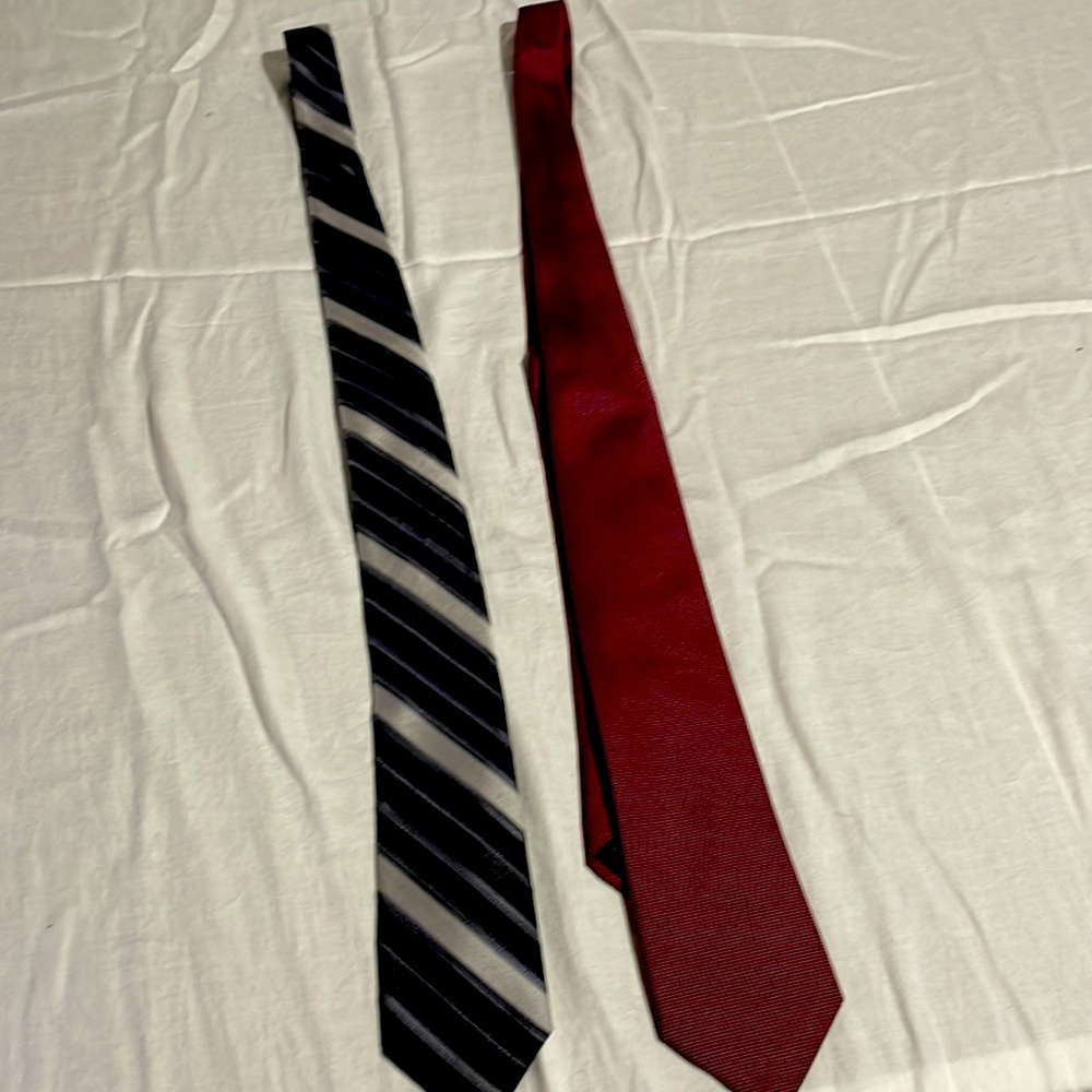 Pair of Calvin Klein neckties